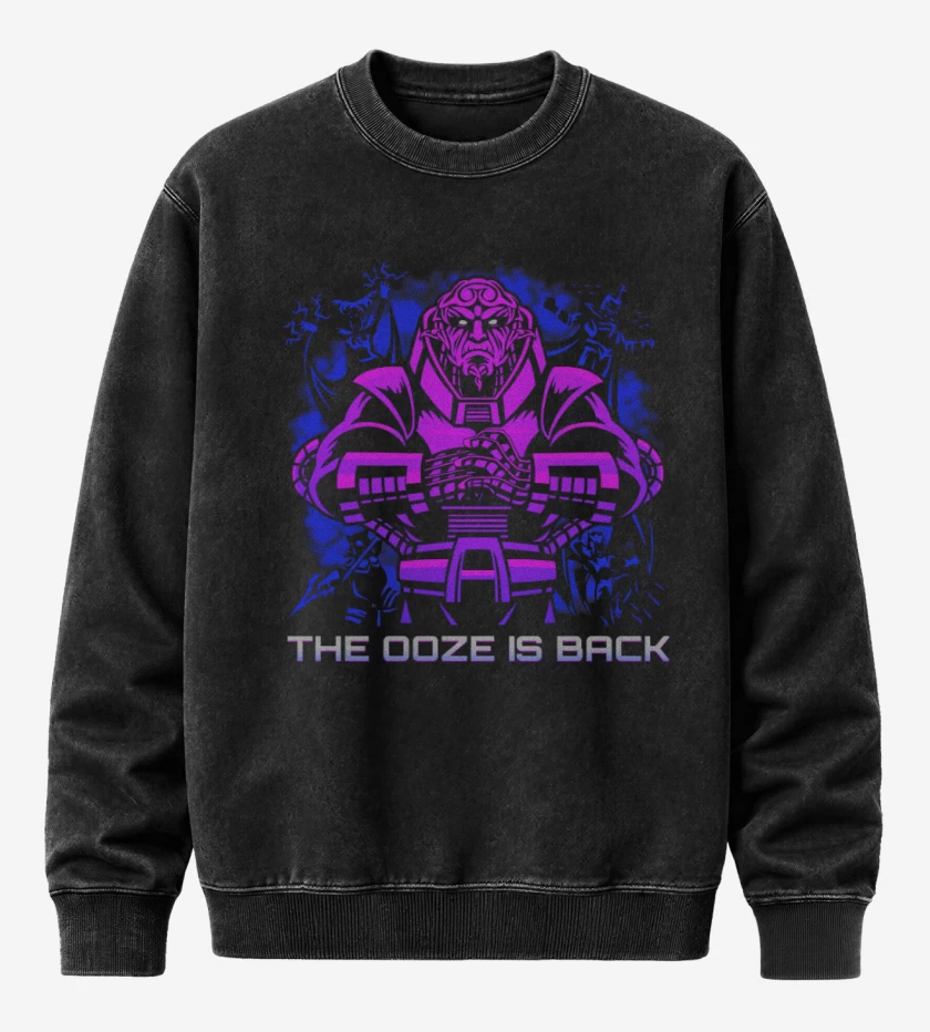 Poleron Polo Acid Wash Negro de Ooze