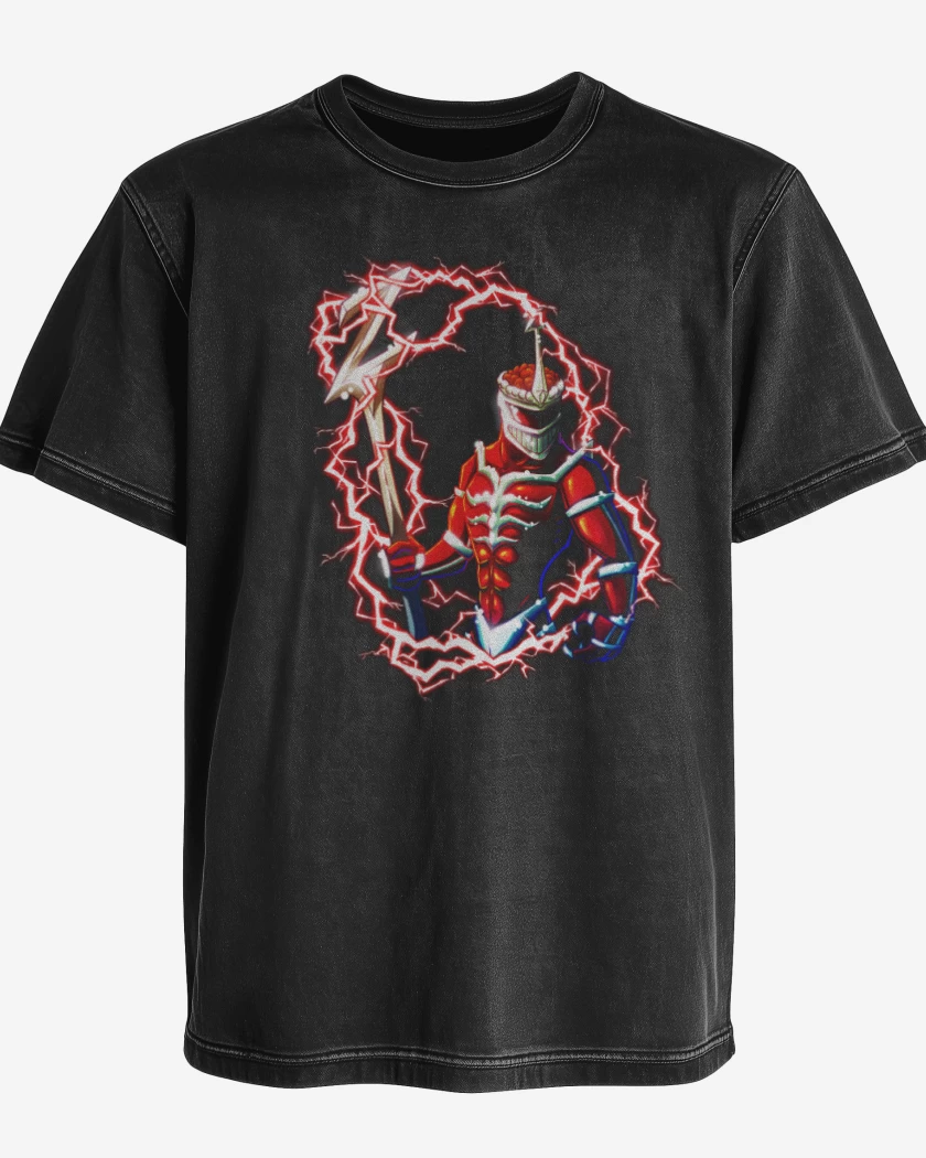 Polera desgastada Negro de Zedd