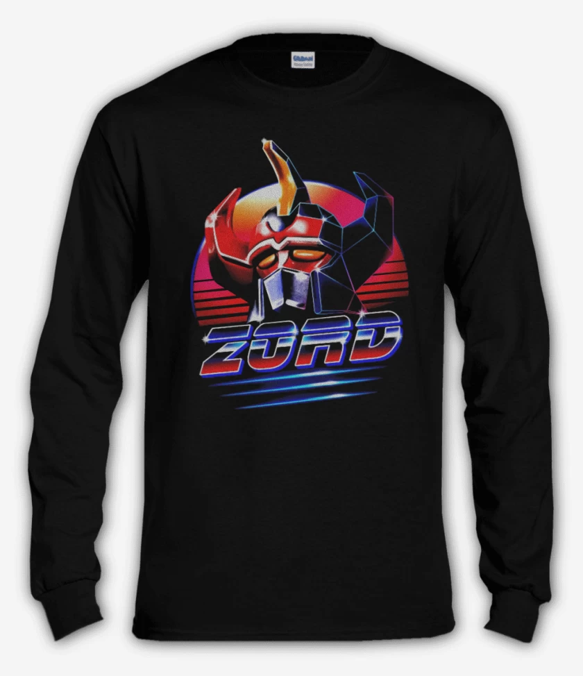 Polera manga larga Negro de Zord
