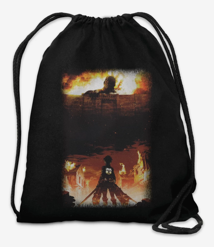 Mochila Negro de Shingeki