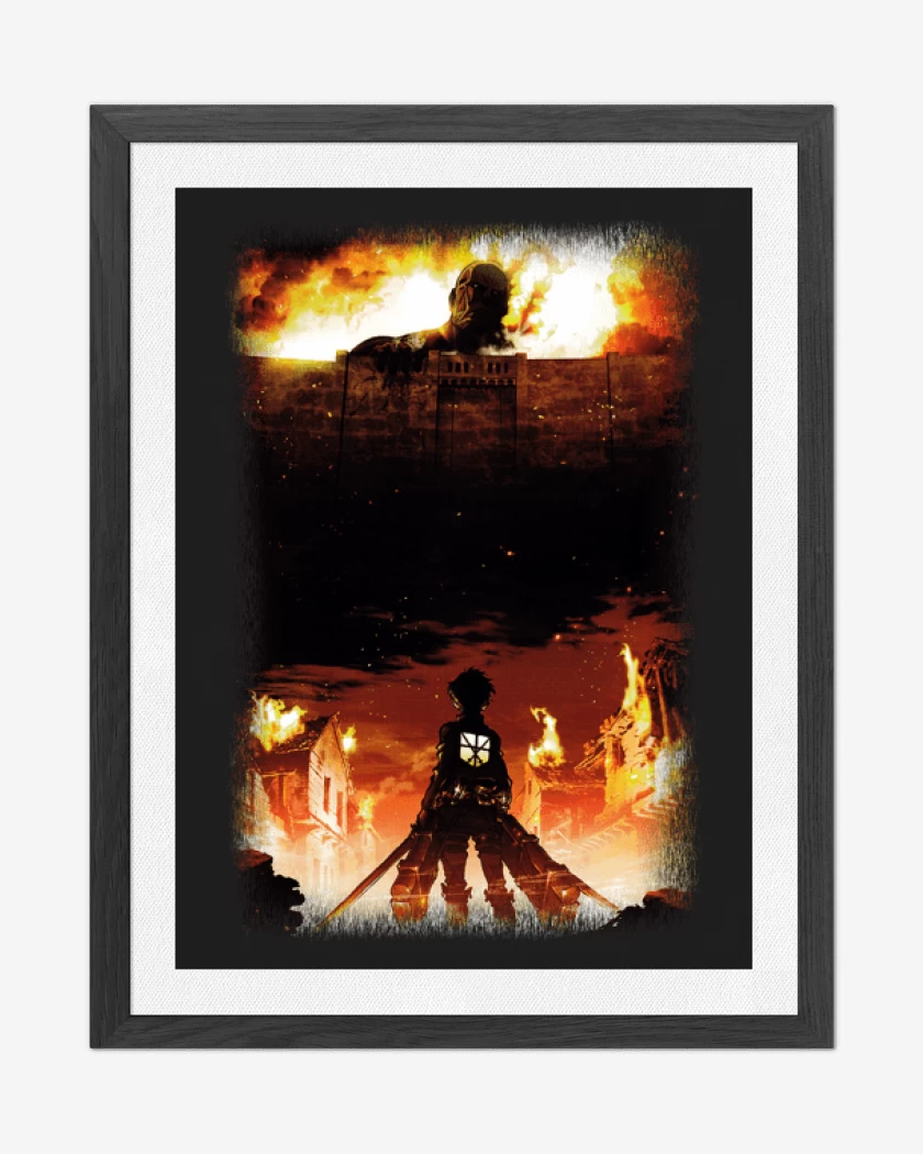 Cuadro decorativo Negro de Shingeki
