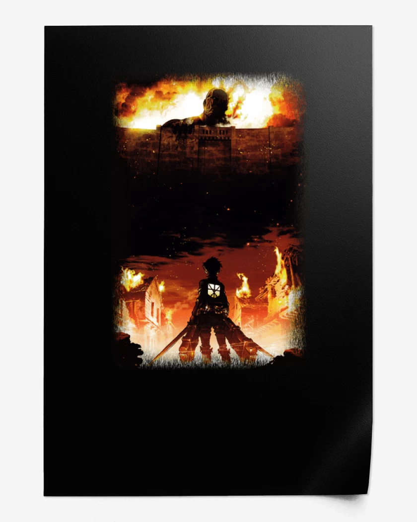 Print Negro de Shingeki