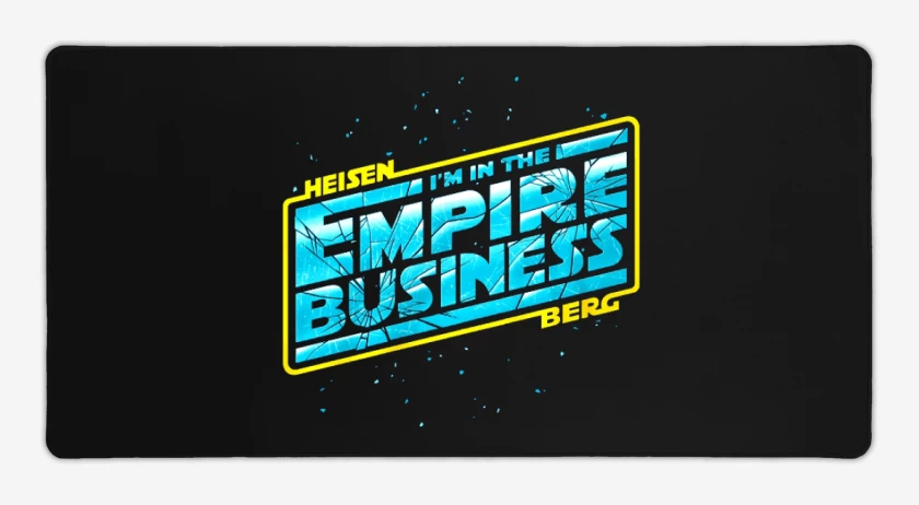 Mouse pad Gamer Negro de Empire business