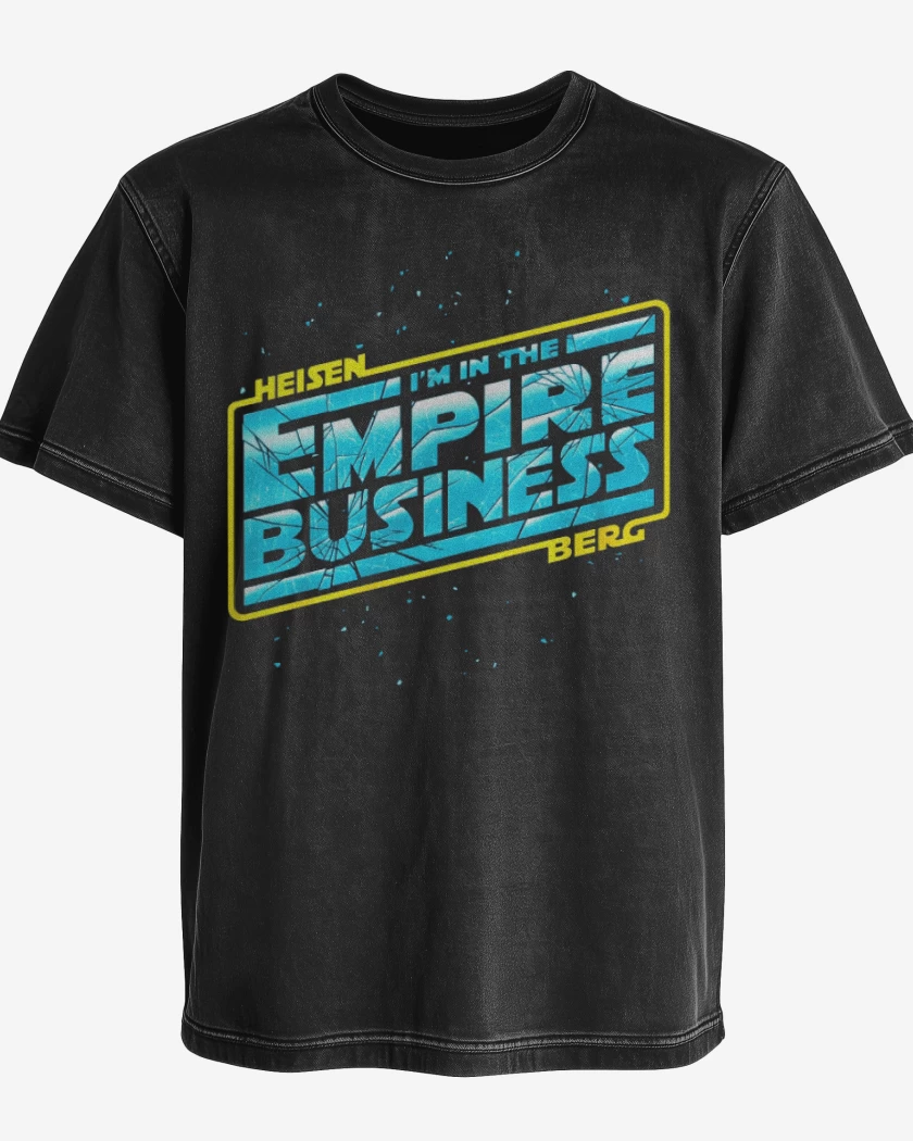 Polera desgastada Negro de Empire business