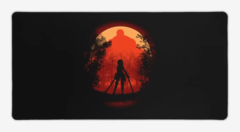 Mouse pad Gamer Negro de Mikasa