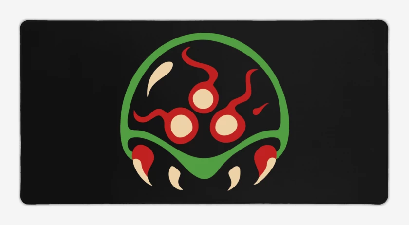 Mouse pad Gamer Negro de Metroid - 1