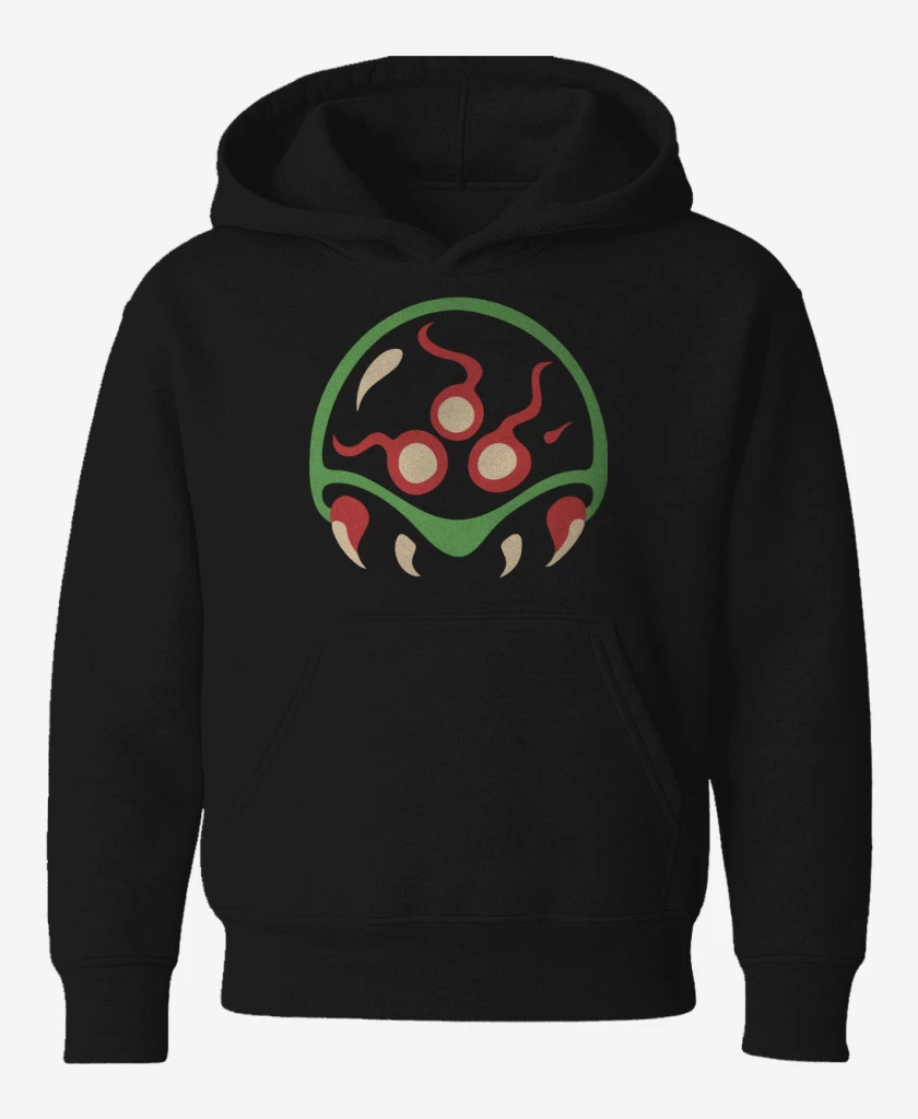 Poleron de niño Negro de Metroid - 1