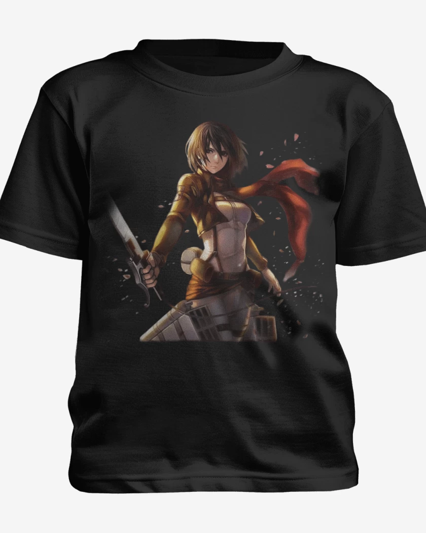 Polera de niño Negro de Mikasa 2