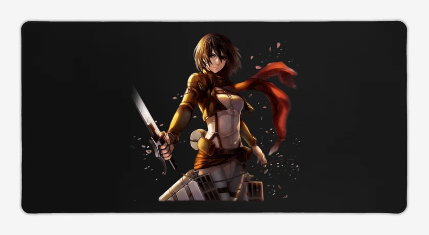 Mouse pad Gamer Negro de Mikasa 2