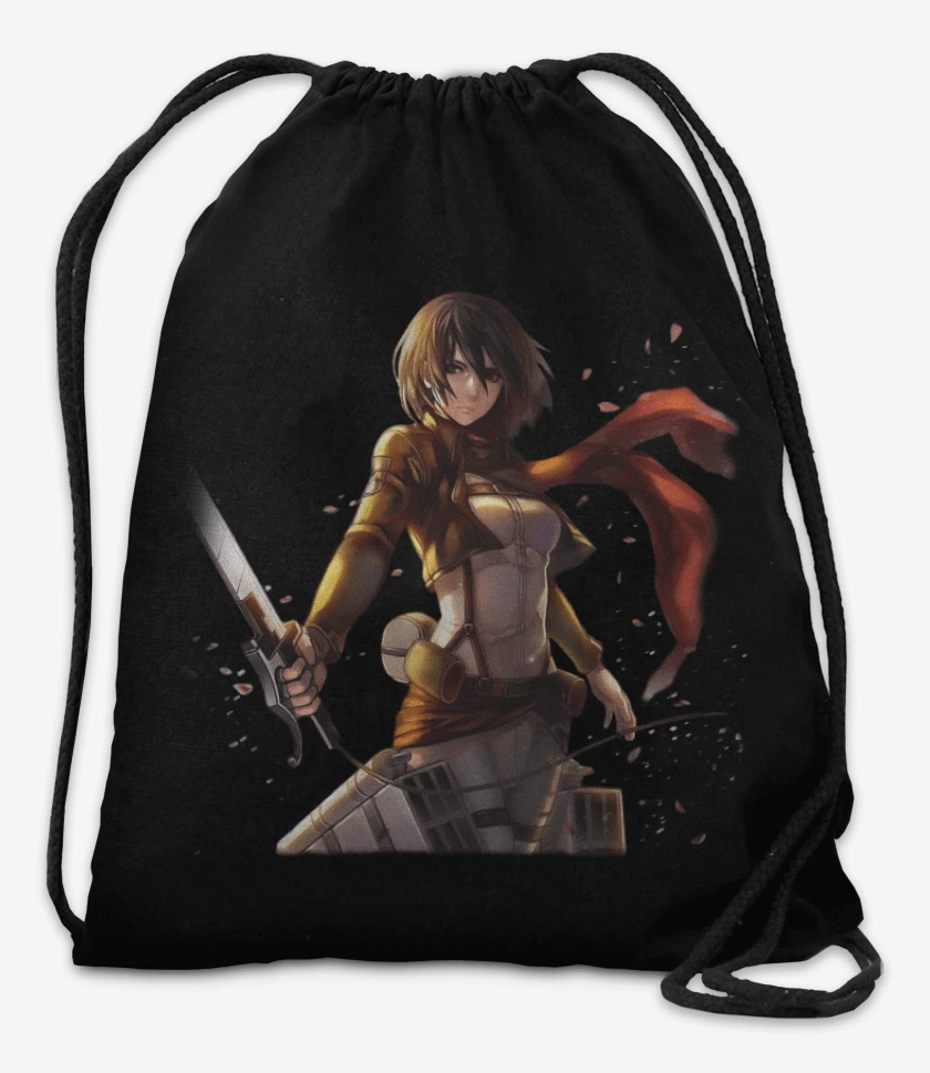 Mochila Negro de Mikasa 2