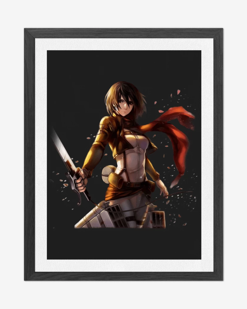 Cuadro decorativo Negro de Mikasa 2
