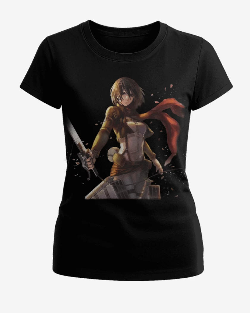 Polera de Mujer Negro de Mikasa 2