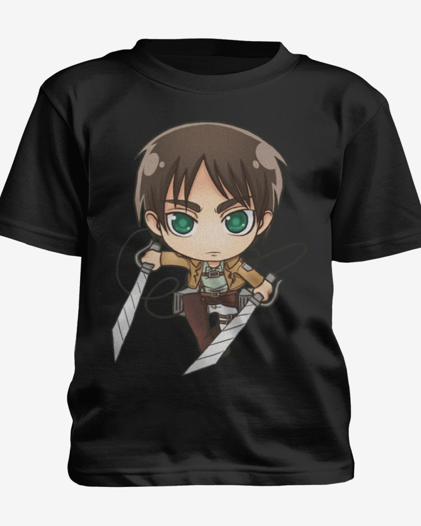 Polera de niño Negro de Eren