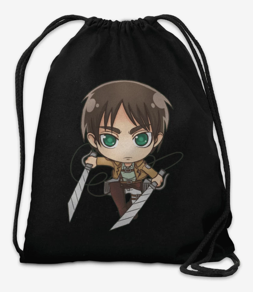 Mochila Negro de Eren