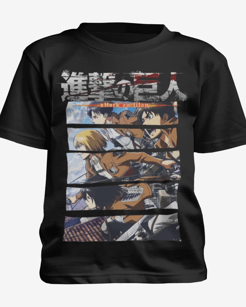 Polera de niño Blanco de Shingeki 2
