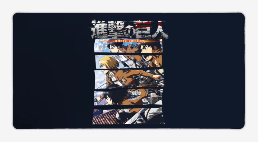 Mouse pad Gamer Azul Marino de Shingeki 2