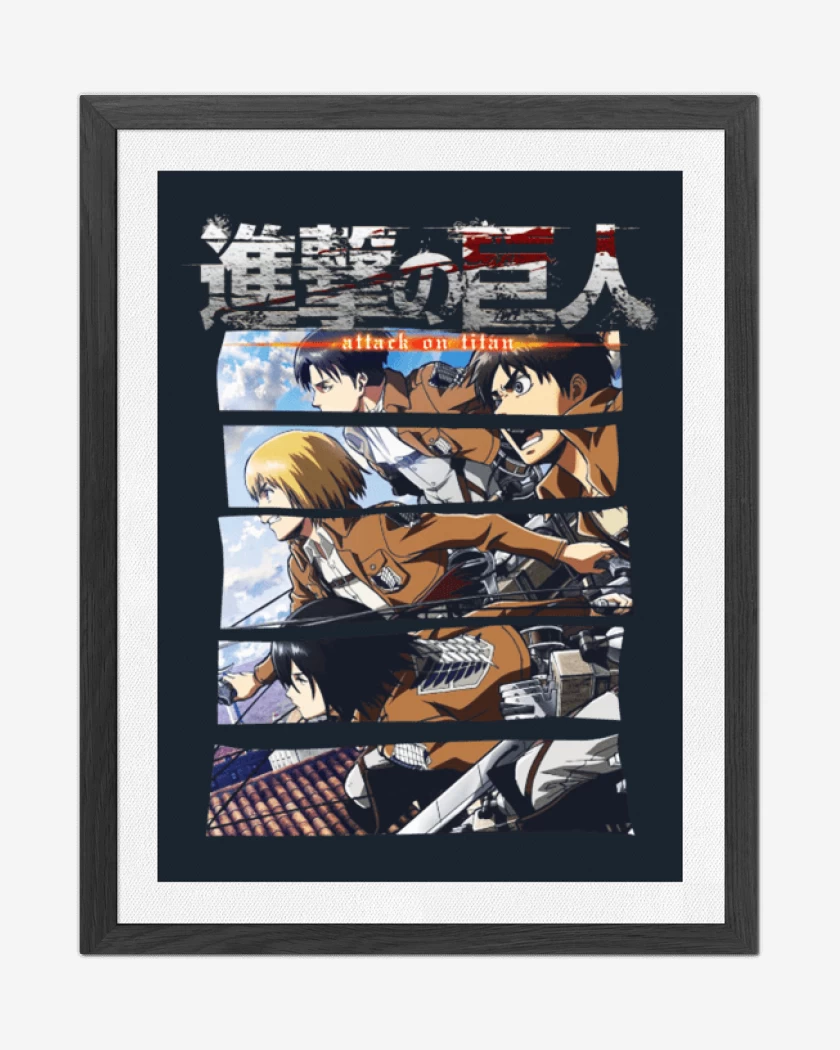 Cuadro decorativo Azul Marino de Shingeki 2