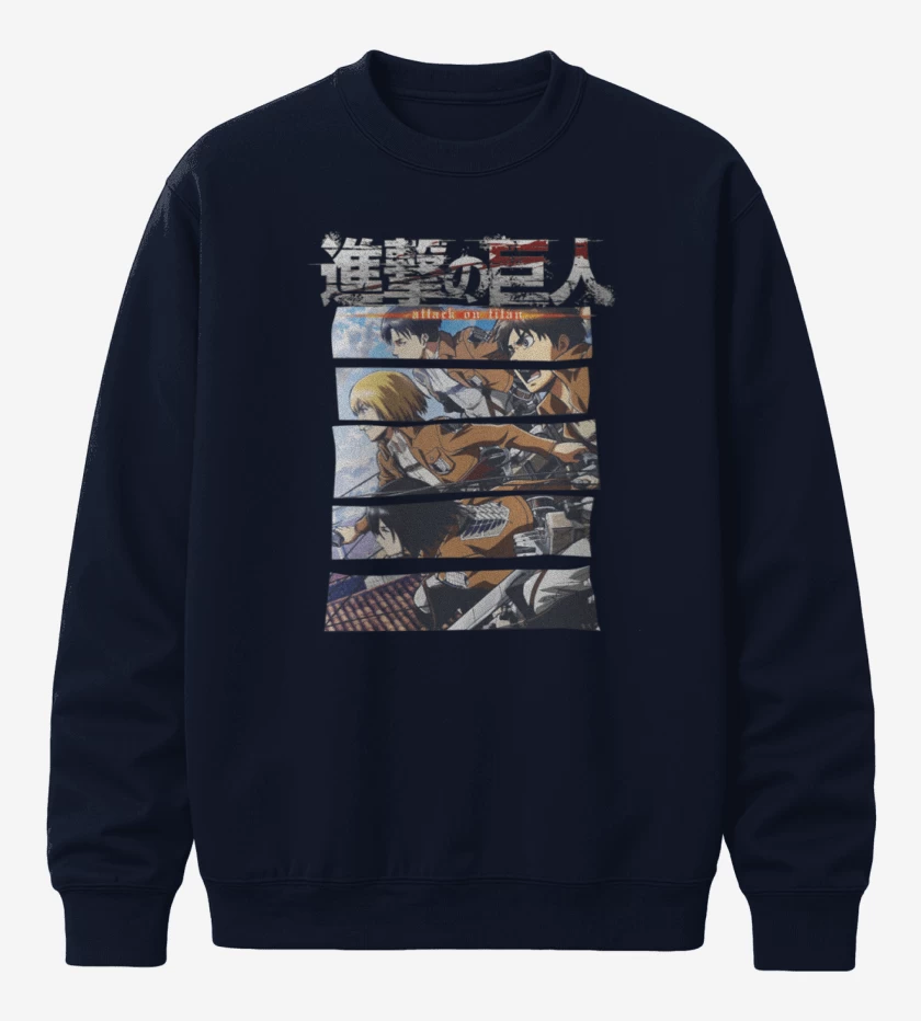Poleron polo Azul Marino de Shingeki 2