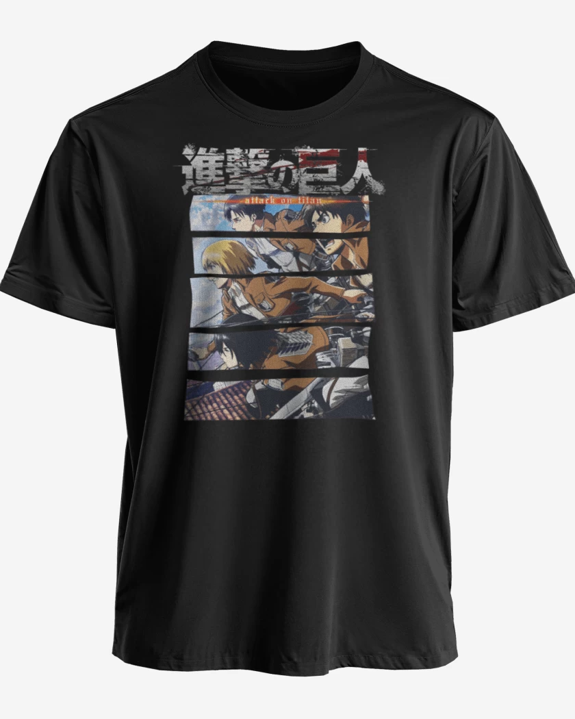 Polera premium Negro de Shingeki 2