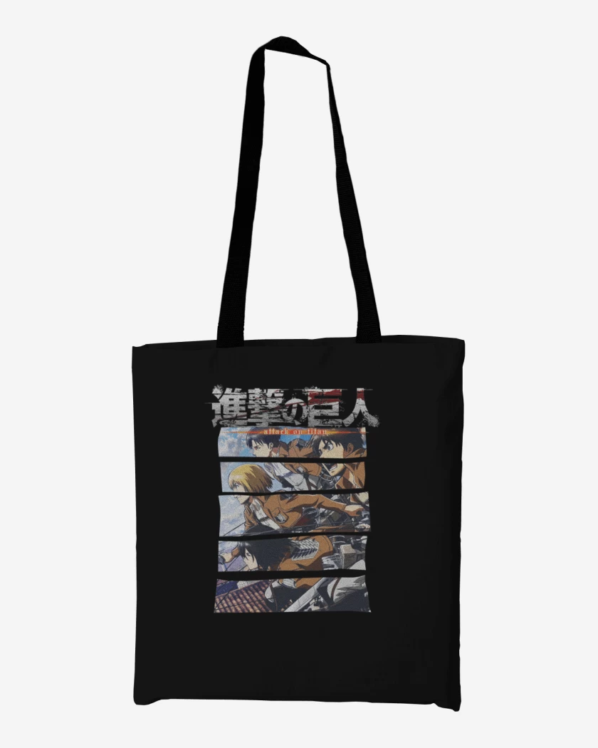 Totebag Negro de Shingeki 2