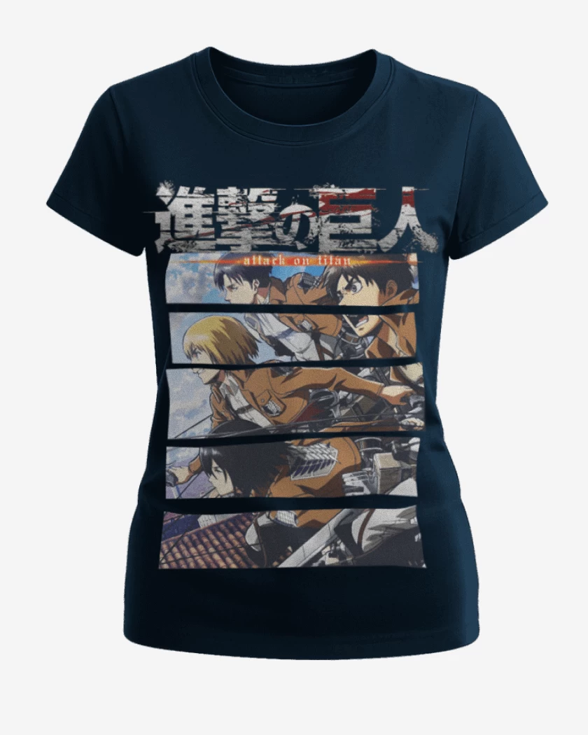 Polera de Mujer Azul Marino de Shingeki 2