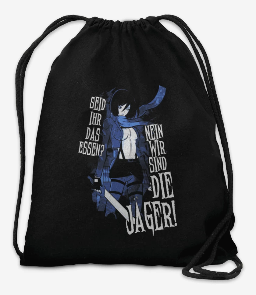 Mochila Negro de Mikasa 3