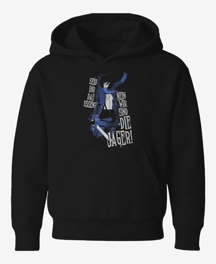 Poleron de niño Negro de Mikasa 3