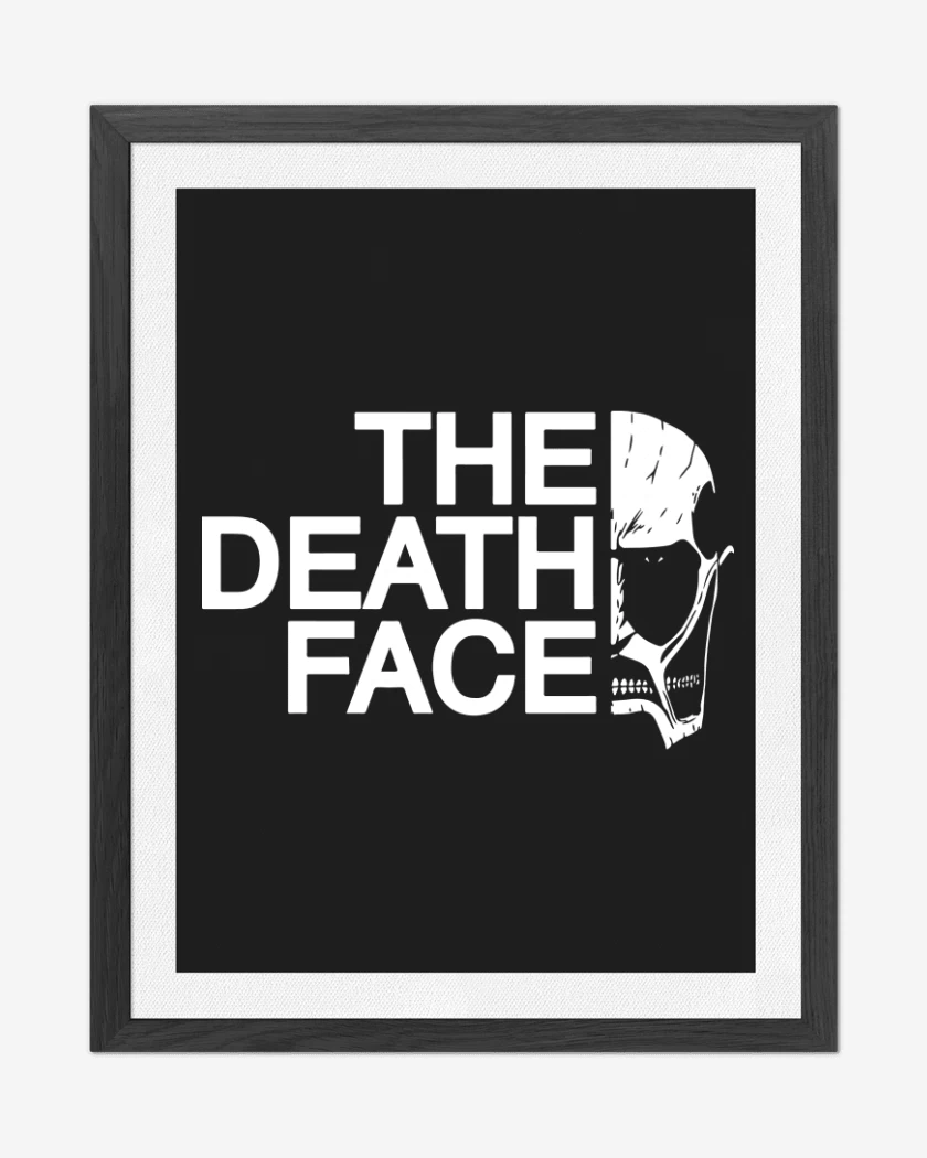 Cuadro decorativo Negro de The death face