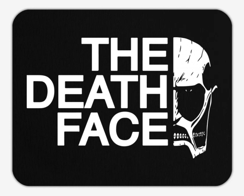 Mousepad Negro de The death face