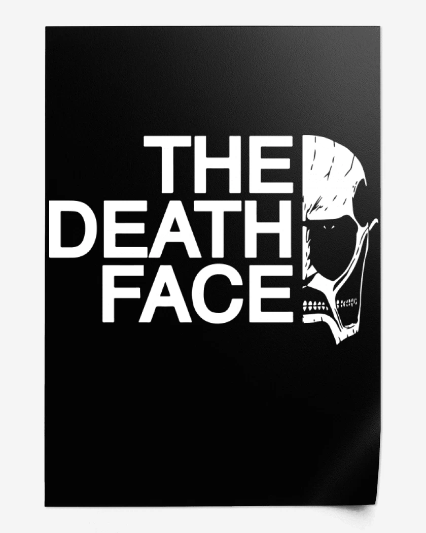 Print Negro de The death face