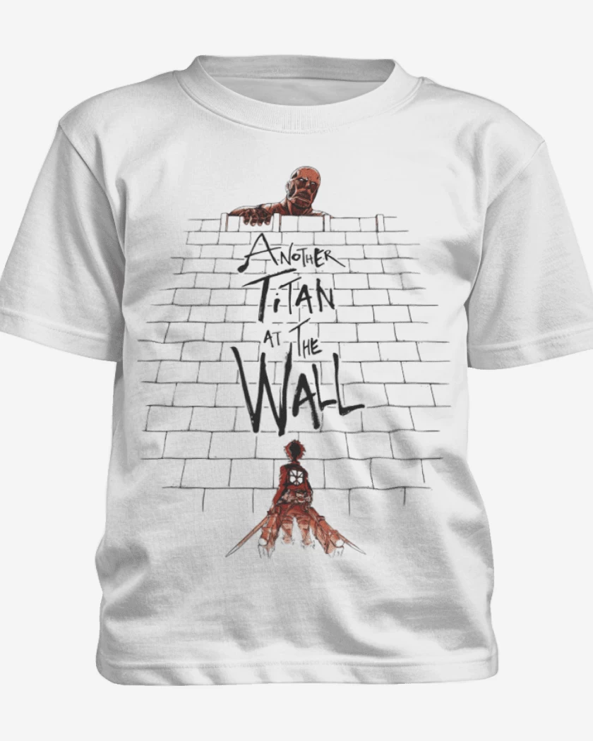 Polera de niño Blanco de Another titan in the wall
