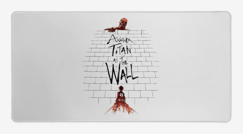 Mouse pad Gamer Another titan in the wall