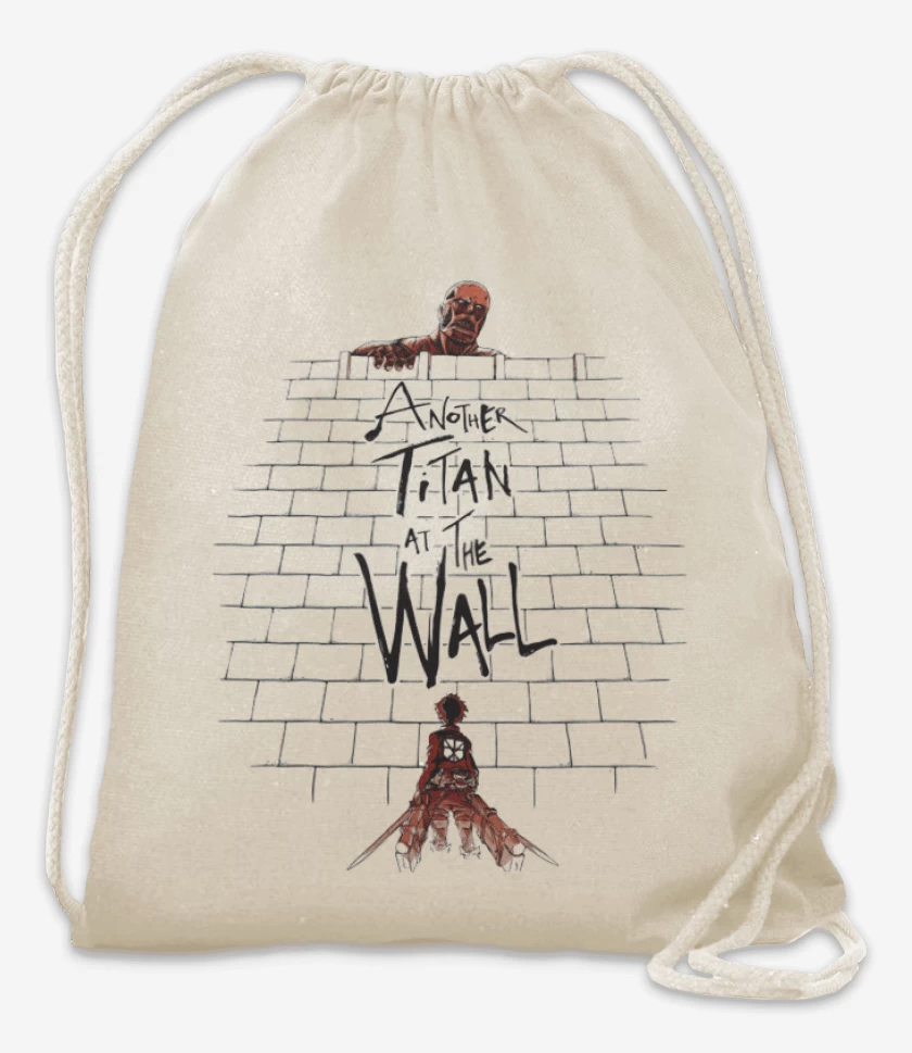 Mochila Blanco de Another titan in the wall