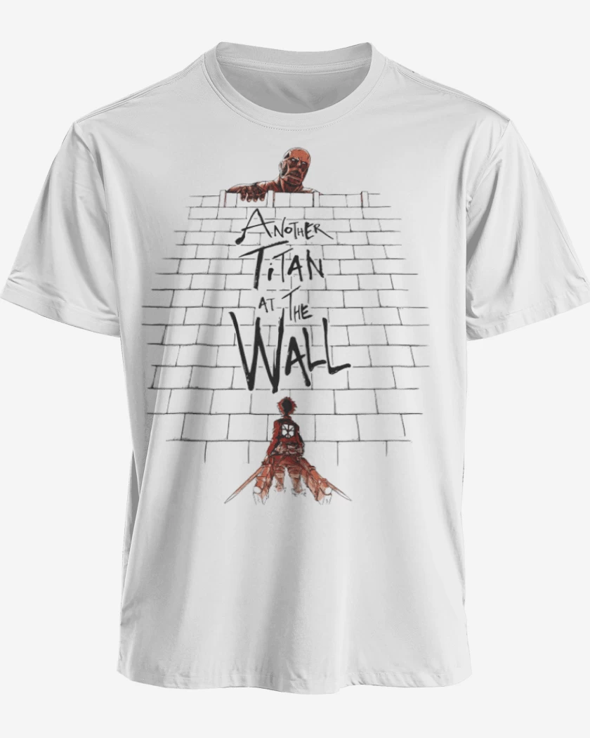 Polera premium Blanco de Another titan in the wall