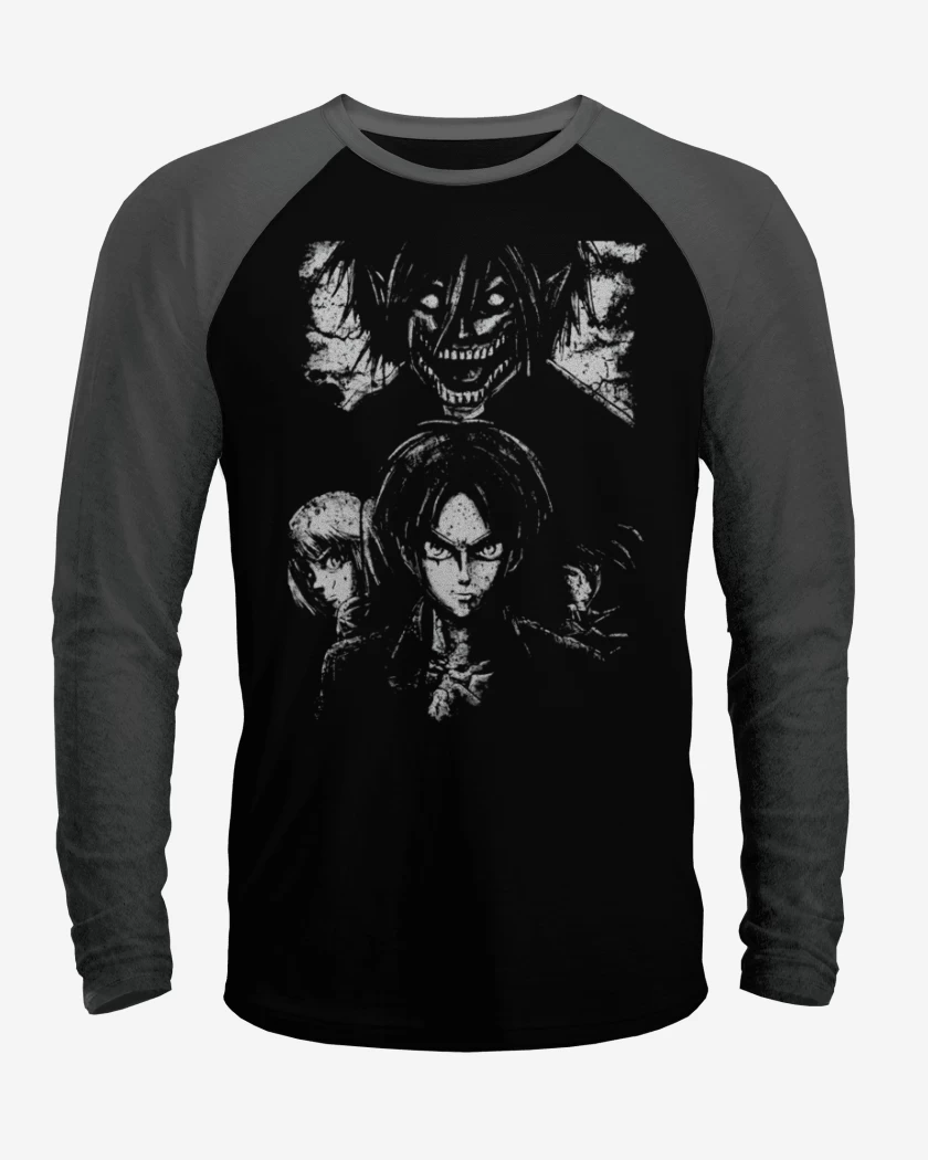 Polera Raglan shingeki 3