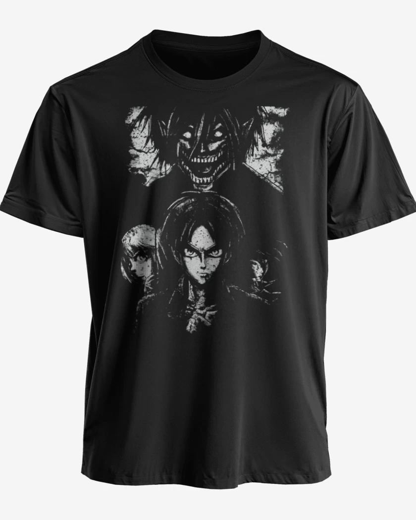 Polera premium Negro de shingeki 3