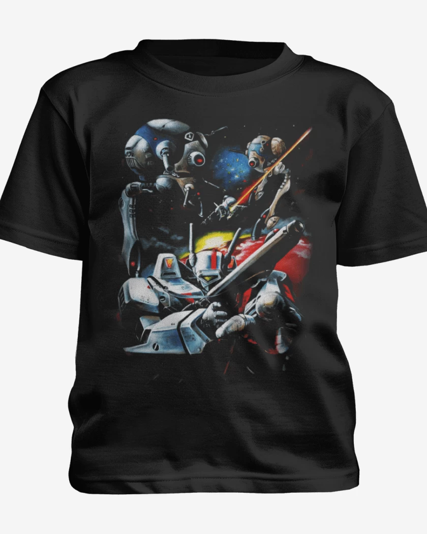 Polera de niño Negro de Robotech boni