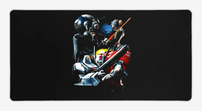 Mouse pad Gamer Negro de Robotech boni