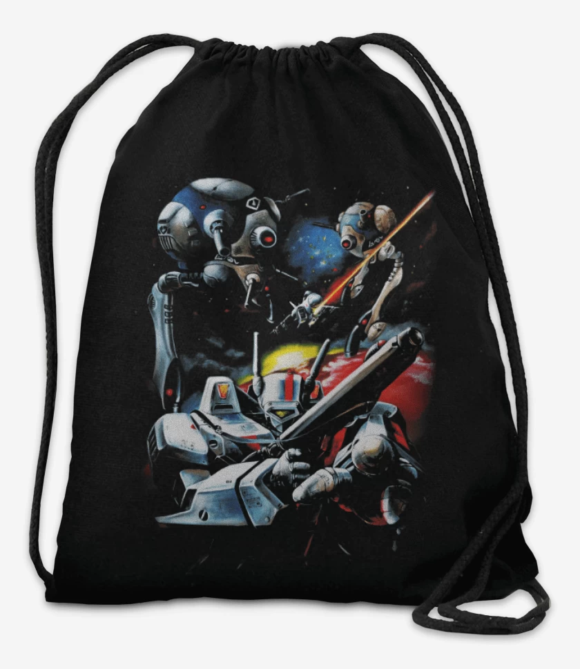 Mochila Negro de Robotech boni