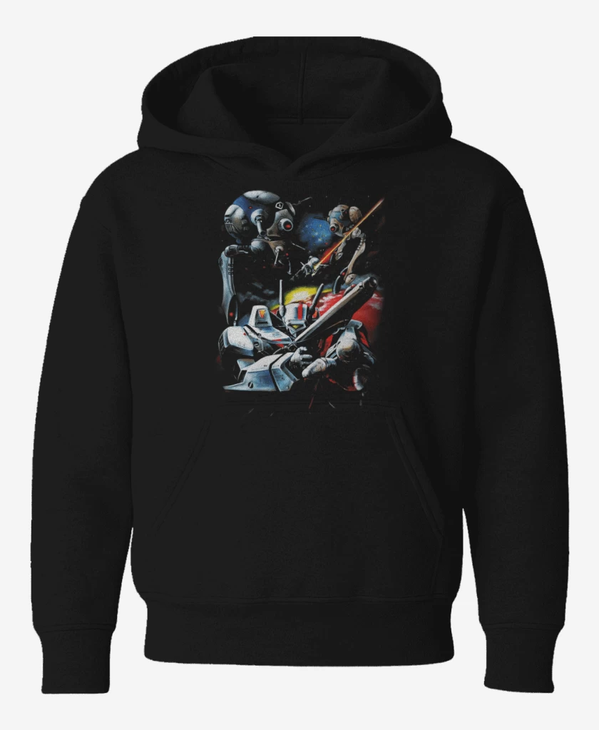 Poleron de niño Negro de Robotech boni