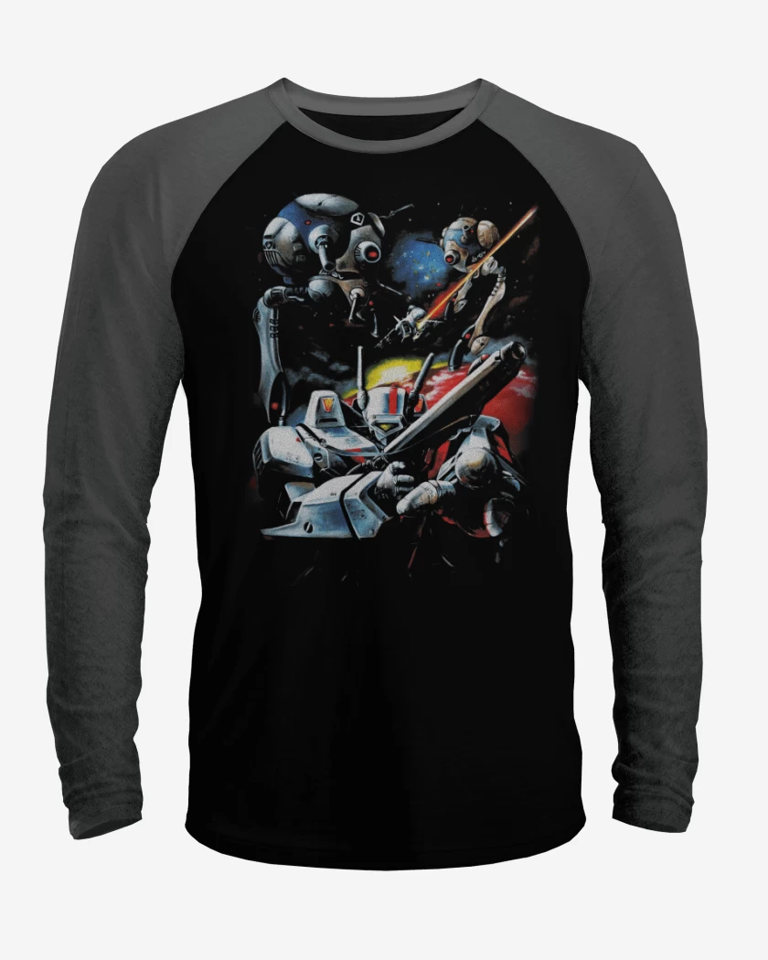 Polera Raglan Robotech boni
