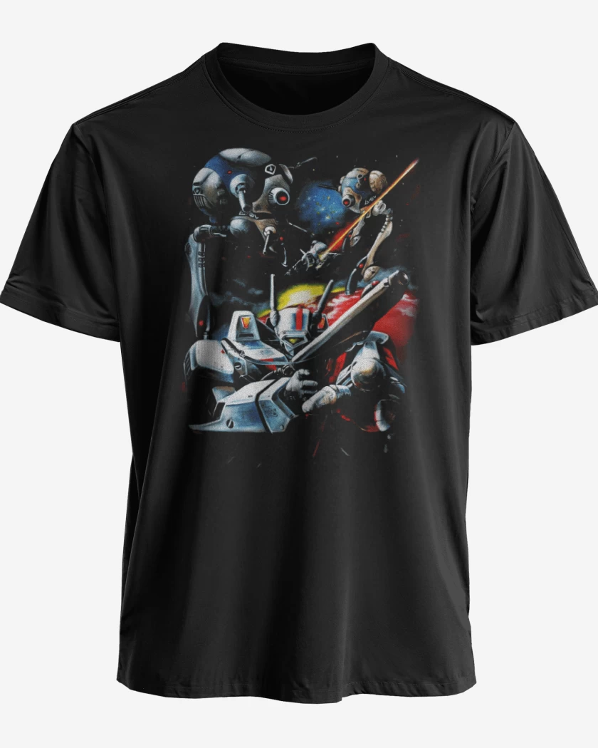 Polera premium Negro de Robotech boni