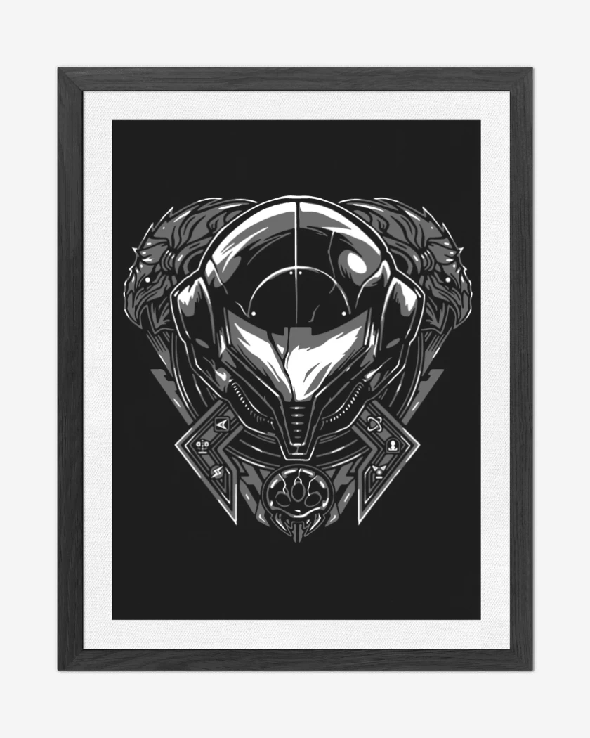 Cuadro decorativo Negro de Metroid - 2