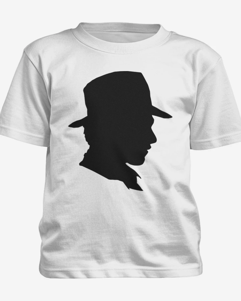 Polera de niño Blanco de Indiana Jones Silueta