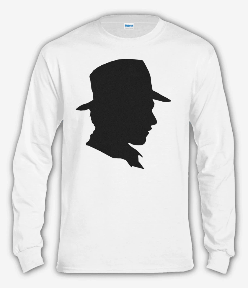 Polera manga larga Blanco de Indiana Jones Silueta