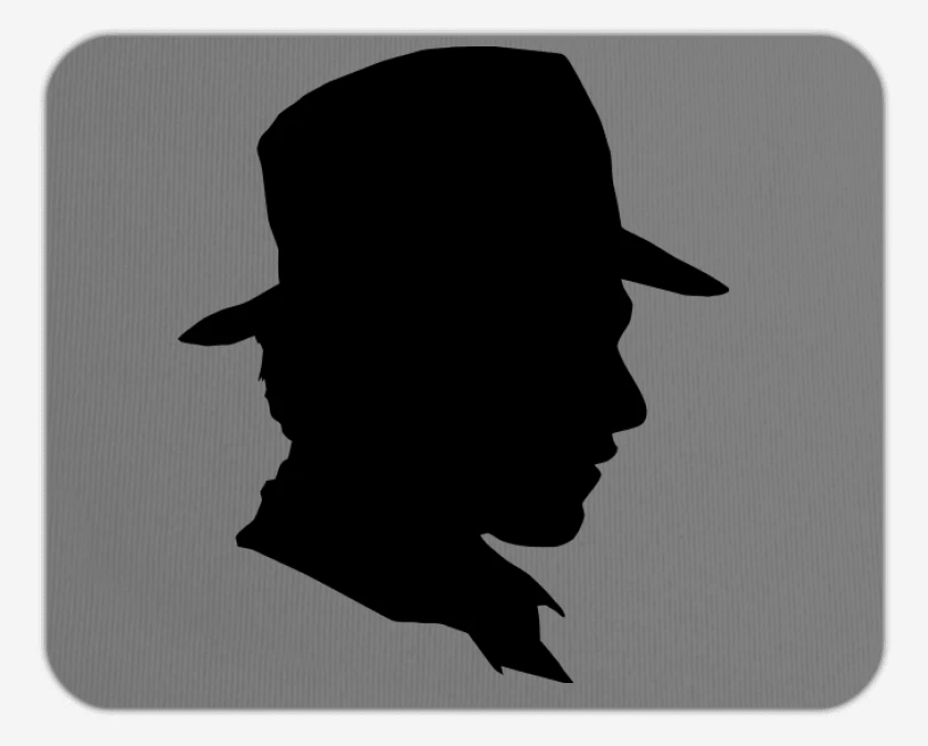 Mousepad Indiana Jones Silueta