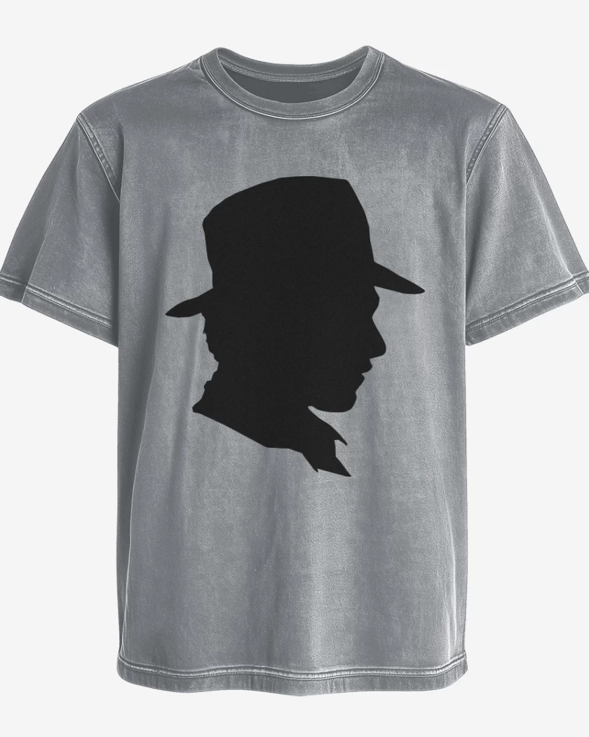 Polera desgastada Gris Melange de Indiana Jones Silueta