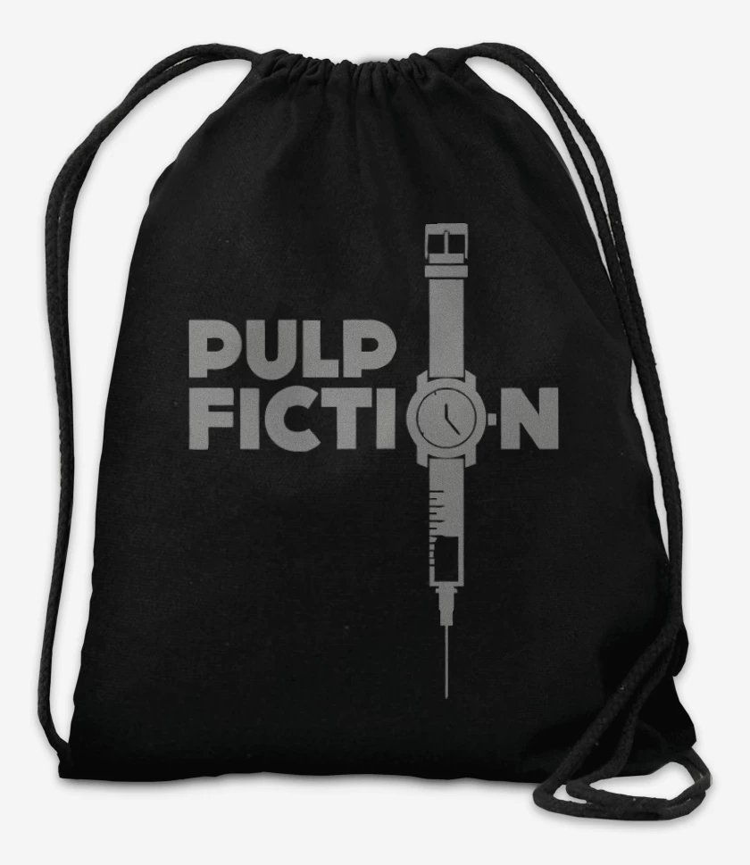 Mochila Negro de Pulp Fiction Reloj
