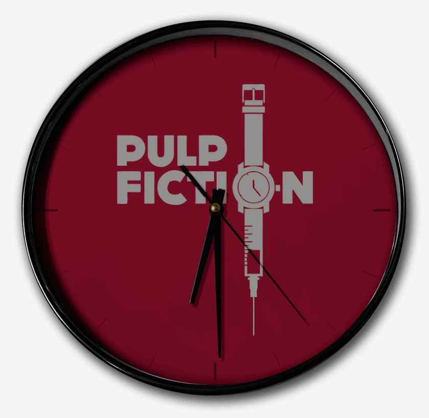 Reloj Burdeo de Pulp Fiction Reloj