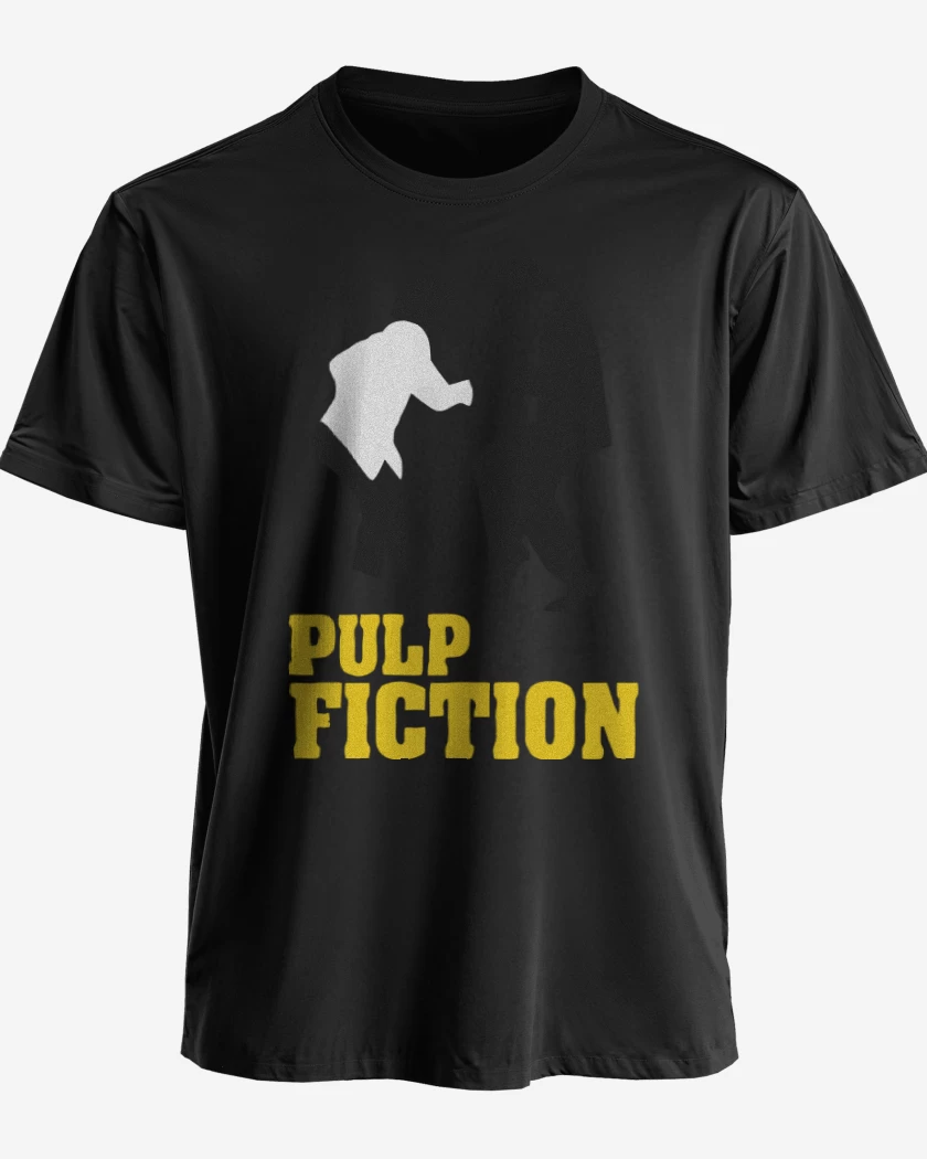 Polera premium Negro de Pulp Fiction Baile